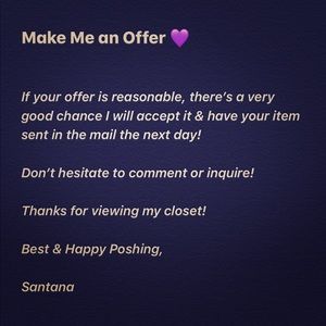 Everything must go! Make me a reasonable offer!